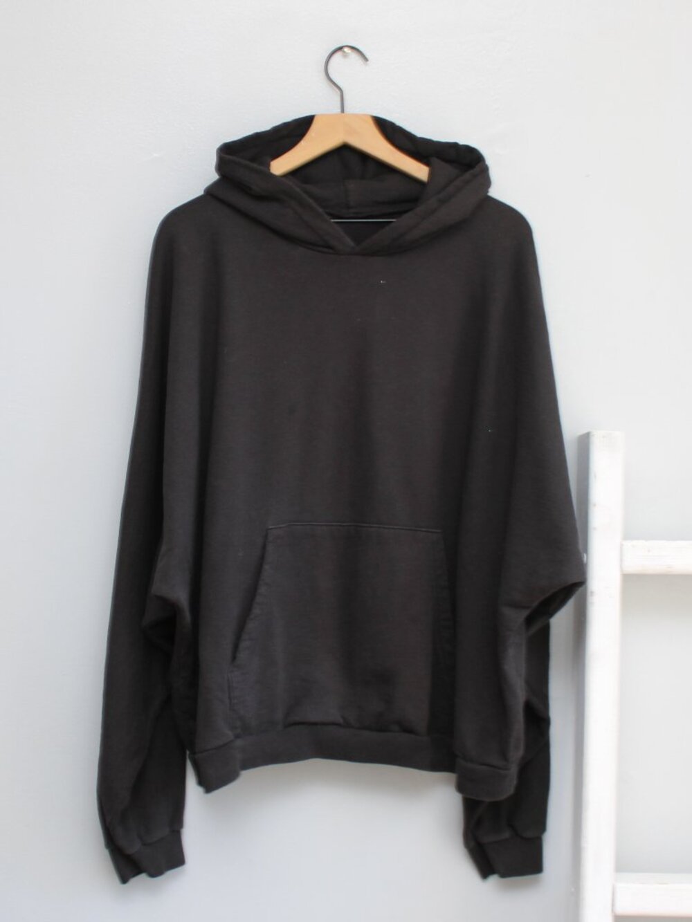 YEEZY SP-01 Oversized Hoodie Charcoal Black Men's Size 3